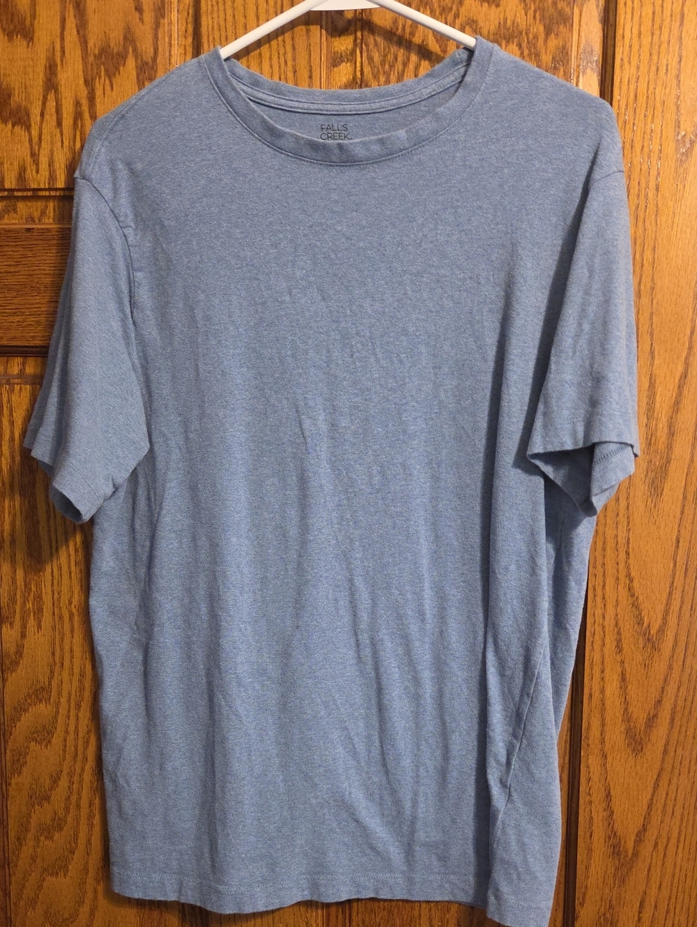 Falls Creek Light Heather Blue Short Sleeve Crewneck Tee